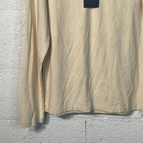 VRST Men's Essential Henley Long Sleeve T-shirt, light sand , small - Picture 6 of 7